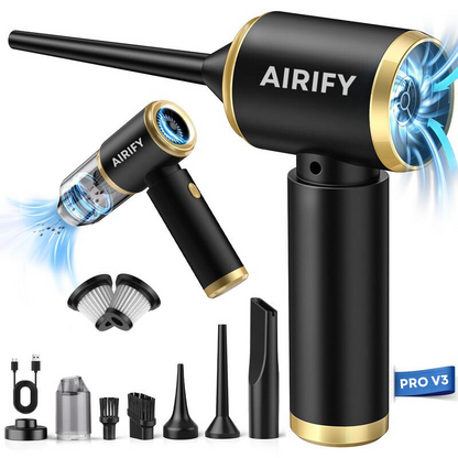 Airify Pro V3 - Portable Air Blower/Car Vaccum